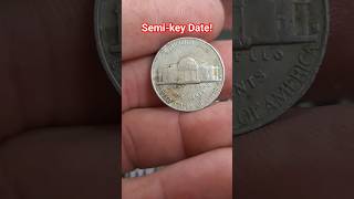 Semikey Date Nickel Found coinrollhunt semikey coin money subscribe [upl. by Iloj]