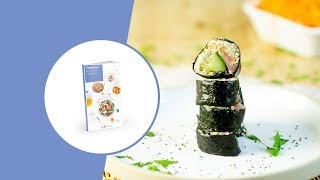 Keto Sushi met Bloemkoolrijst en Zalm  Protiplan Koolhydraatarm Dieet Recepten [upl. by Oelak985]