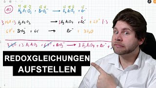 Redoxgleichungen richtig aufstellen allgemein  Chemie 2021  Abitur  Ausbildung [upl. by Slerahc]