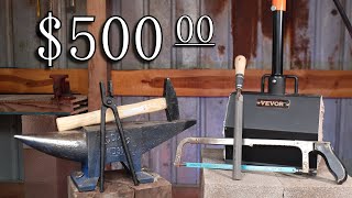 Affordable Blacksmithing  Budget friendly TOOLS [upl. by Vatsug790]