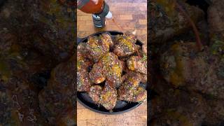 Open fire chimichurri wings [upl. by Ahteres]