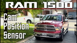 Easy Install Of A New Cam Position Sensor On My 2010 Dodge Ram 1500 [upl. by Harness]