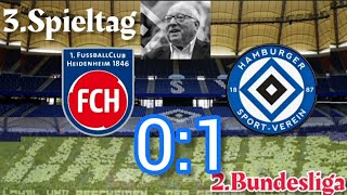 Hamburger SV  FC Heidenheim Highlights 2Bundesliga 3Spieltag  Allgemein Fußball kanal [upl. by Destinee]