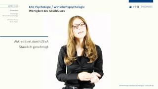 Wertigkeit der Studienabschlüsse im Fernstudium Psychologie  Wirtschaftspsychologie [upl. by Ayekim634]