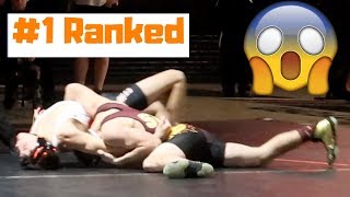 I BEAT THE 1 RANKED WRESTLER IN THE STATE Hartford Meet [upl. by Nodle]