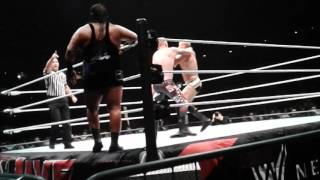 Rhyno amp Heath Slater vs Cesaro amp SheamusWWE Live Tour Singapore 28June2017Wed [upl. by Eniortna]