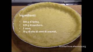 Pasta frolla senza lattosio  ricetta base [upl. by Auqinet636]