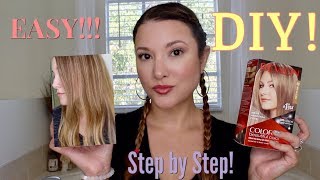 DIY EASY How to Color your Hair at Home using Revlon Colorsilk [upl. by Zennie]