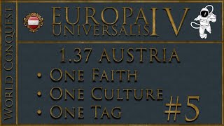 EU4 Austria  World Conquest  P5 Vassalizing France [upl. by Tilla]