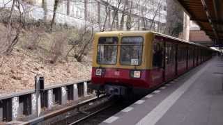 SBahn Berlin  Züge der BR480 und BR485 im Bahnhof Hohenzollerndamm 1080p [upl. by Primaveria350]