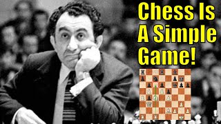 Petrosian Makes Chess Easy to Understand [upl. by Einnaoj]