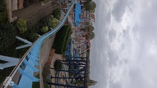 Shockwave  POV  Drayton Manor  Intamin  StandUp Coaster [upl. by Ahsait137]