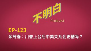 EP123 余茂春：川普上台后中美关系会更糟吗？ 美国大选  特朗普  习近平  马斯克  贸易战  台湾  TikTok  中国  政治  华裔  乌克兰  全球化 [upl. by Leith]