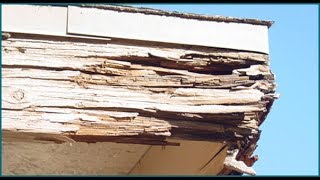 Repairing Rotten Fascia On A House  THE HANDYMAN [upl. by Annemarie]