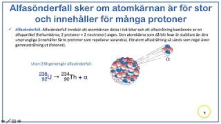 Radioaktiva isotoper och joniserande strålning [upl. by Anelliw]