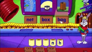 Reader Rabbits Reading 1 Labeler Game Level 1 [upl. by Kevina]