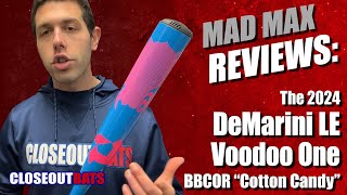 DeMarini Voodoo One LE Cotton Candy 258quot BBCOR Bat BID6YTTN5K 3oz 2024 [upl. by Bran]