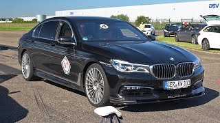 Alpina BMW B7 BiTurbo Acceleration Sound [upl. by Imehon]