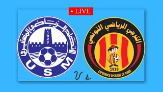 Esperance Sportive de Tunisia vs U S Monastir Live football match today Tunisian Professional league [upl. by Nnairol]