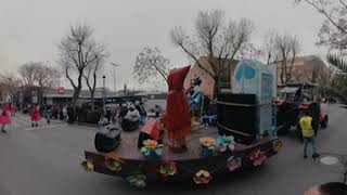 Desfile Escolar en Tomelloso 🎭 Carnaval 2024 🎬360º [upl. by Poland]