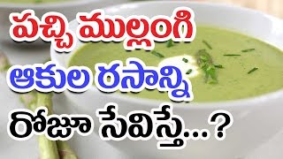 పచ్చి ముల్లంగి ఆకుల రసాన్ని రోజూ సేవిస్తే   Radish Leaves Juice Health Benefits  Mana arogyam [upl. by Vaios]