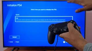 How to Factory Reset your PS4 pro or PS4 SLIM before your Resell [upl. by Nnyllatsyrc]