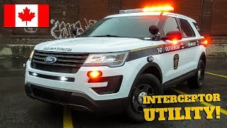 Fleet Fridays  Outremont Public Securitys BRANDNEW Ford Police Interceptor Utility Patrol Vehicle [upl. by Appilihp]