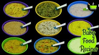 9 Baby Food Recipes for 12 Months  Baby Food  Weight Gain Baby Food  Lunch Ideas For Babies [upl. by Noemad]