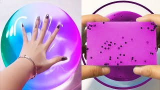 SLIME COLORING  Most Satisfying Slime ASMR Video P61 [upl. by Nnairak]