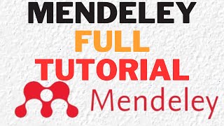 How To Use Mendeley in 2024Full Tutorial With Examples [upl. by Harcourt460]