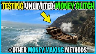 Mythbusting GTA Weekly update Money Methods Unlimited Money Glitch [upl. by Iahs]