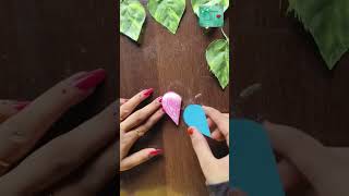 DT all craft 👍 How to make a paper keychainheart keychainschool supplies shots diy [upl. by Abbub567]