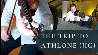 The Trip to Athlone jig  fiddle tutorial [upl. by Ylenaj]