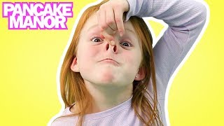 Head Shoulders Knees and Toes  Nursery Rhyme Song for Kids  Pancake Manor [upl. by Haase]