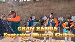 GRAN BANDA EXPRESION MUSICAL CHILCAS MIX SALAY  CHILCAS OCROS ANCASH 2024 [upl. by Hosbein]