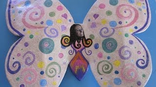 How to make a Paper Mache Butterfly [upl. by Maryrose339]