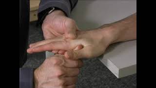 MMT Group Thumb Carpometacarpal CMC joint Flexion also called Adduction from Radial Abduction [upl. by Cornall]