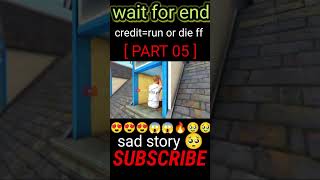 Adam falls Love 😍 love story part 5  free fire 3D animation  sad love 😭freefireshorts [upl. by Alitha]