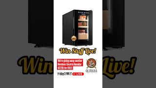 Join us this Friday 3 PM ET and win a Needone Electric Humidor for FREE  Win Stuff Live humidor [upl. by Ashlan]