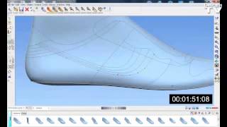 3D Shoe Design Software Turn 2D Vectors into 3D Style Lines in 3 Minutes [upl. by Aleron]