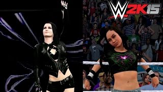 Paige vs AJ Lee  WWE2K15 Match [upl. by Schifra]