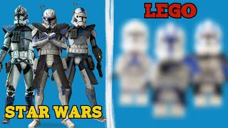 How to build EVERY NAMED 501st CLONE TROOPER in LEGO [upl. by Salazar865]