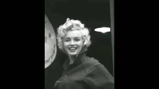 A Marilyn Monroe wave while visiting the troops in Korea Feb 1954 SF shorts movie star [upl. by Sekyere]