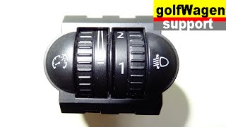 Headlight adjustment replacing on VW Golf VW Passat Skoda [upl. by Cad917]