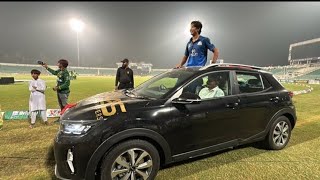 Muhammad Hasnain Best Tournament Bowling  Gifted Car The Muhammad Hasnain By Best Performance [upl. by Cioffred]