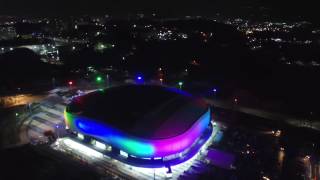 Day and night of Gangneung Ice Arena [upl. by Siuoleoj]