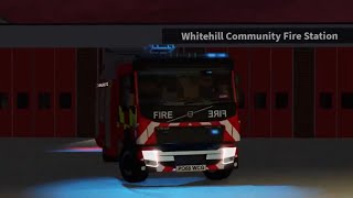 TWO TONES Whitehill Pump Turnout  GMFRS Roblox [upl. by Nylsirhc729]