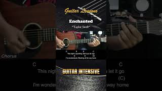 Enchanted  Taylor Swift  EASY Guitar Tutorial with Chords  Lyrics  Guitar Lessons chordgitar [upl. by Halden]