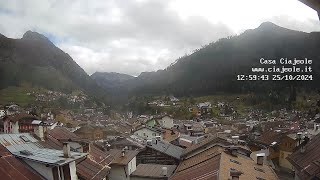 Timelapse 25102024  Webcam Casa Ciajeole  Moena Val di Fassa Dolomiti [upl. by Yarehs]