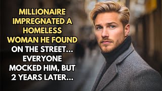 MILLIONAIRE IMPREGNATED A HOMELESS WOMAN HE FOUND ON THE STREET EVERYONE MOCKED HIM BUT [upl. by Feeley]